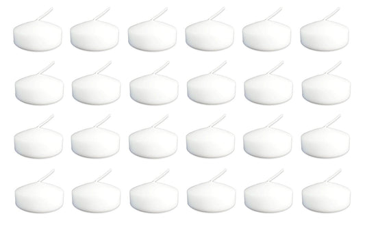 White Floating Candles (24 pack) - Phyther Candles
