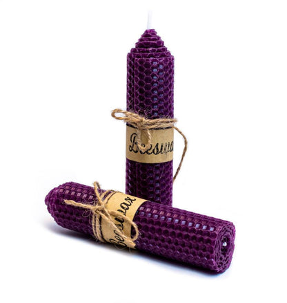Beeswax Pillar Candles (2 pieces) - Phyther Candles