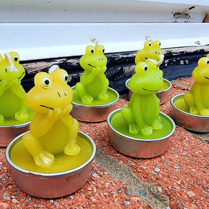 Frog Tealight Candles (12 pieces) - Phyther Candles