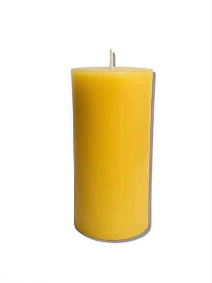 Pure Beeswax Pillar Candles (2 pieces)