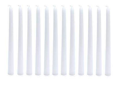 White Taper Candles (12 pieces) - Phyther Candles